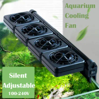 Aquarium Cooling Fan Water Cooler Temperature Controller Accessories Fish Tank Fishbowl Akvarium Goods Chiller Fishing Cooler