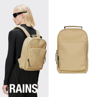 【Rains】Book Daypack 基本款防水日常後背包(Sand駝沙色)