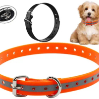 Dog Collar Belt for dog Electronic Training Shock Collar Receivers Replacement for Barking Collar Fence-Pet TPU Collar Strap