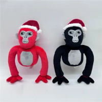 30CM Gorilla Tag Plush Toy Cartoon Monkey Dolls Stuffed Soft Toy Christmas Gift For Children