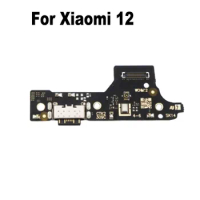 For Xiaomi 12 5G Fast USB Charging Dock Port Mic Microphone Connector Board Flex Cable Repair Parts Global MI12
