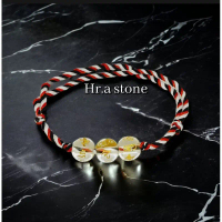 (Free Box) Gelang tridatu asli bali Gelang tridatu Gelang tridatu batu mantra tibet Putih Dewasa