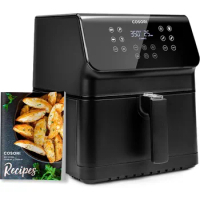 COSORI Pro II Air Fryer Oven Combo, 5.8QT Large Airfryer Cooker with 12 One-Touch Savable Custom Functions, Cookbook