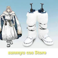 Fate Grand Order Oberon Cosplay Boots Shoes FGO Fate/Grand Order Cosplay Oberon White Boots