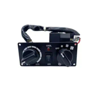 Excavator Parts For Longgong LG60 Liugong Sany SY60 65 Switch Air Conditioning Panel Controller 12V