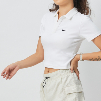 Nike NSW ESSNTL Polo 女款 白色 Logo 基本款 Polo衫 休閒 舒適 短袖 DV7885-100