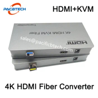 10km 4K HDMI KVM Fiber Extender Switch Box Video Converter Support USB 2.0 Keyboard Mouse HDMI opitca HDMI FIBER OPTIC extender
