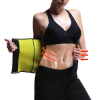 Plus Size Women Sweaty Slimming Shape Belt Sauna Effect Corset Waist Trainer Body Shapers Belly Stomach Shap