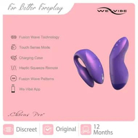 WE-VIBE Chorus Pro Couple Dual Stimultor Pasangan Dengan Kontrol Aplikasi, Fusion Wave & Haptic Sque