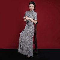 Sichuan in Orient Tibetan Clothing Women Retro Style Tibet Traditional Travel Take Photos Robe Ethnic Lhasa Trend Gown Costume