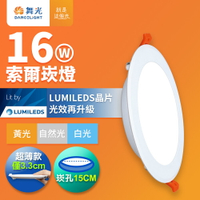 【DanceLight 舞光】16W索爾嵌燈 崁孔15CM崁燈  LED坎燈 一體成型 2年保固(白光/自然光/黃光)