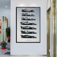 Poster Lewis Hamilton Giải vô địch F1, tranh nghệ thuật in trên vải, hình ảnh mô-đun cho trang trí p