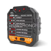 Electric Leakage Finder Test Polarity Phase Check 469 Socket Tester Pro Voltage Ground Zero Detector EU US Plug Breaker