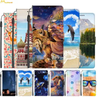 Leather Case For Asus Zenfone 4 Max Pro ZC554KL Cover Luxury Wallet Credit Card Holder Bags for Asus Zenfone 8 8Z ZS590KS Cases