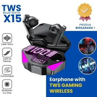X15 TWS Gaming Earbuds Wireless Bluetooth Earphone With Mic Bass Audio 9D Stereo Music HiFi Headset 