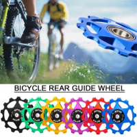 Bicycle Rear Guide Wheel Aluminum Alloy Derailleur Mountain Ceramic Pulley Jockey Bike Wheel Cycling Bearing Parts X3M3