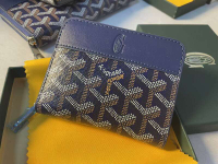 GoyArD GEnuinE LEAthEr SinGlE DoG Tooth WAllEt Y LEttEr Coin PursE Short with ZippEr WAllEts