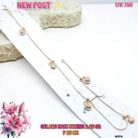 New Collection Gelang Kaki Variasi - Gold - Kadar 17k - 2,85 - Bintang Mas Semarang