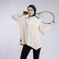 Mettle_Oversize inner top Atasan Baju Olahraga Wanita Bahan Polynilon Atasan Olahraga Yoga Gym olga 