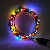 LED彩光燈串-10米100燈 LED燈佈置燈 戶外裝飾照明景觀燈 DIY聖誕燈樹燈圍牆掛燈