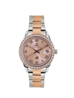 [Pre-Order จัดส่ง 5 วัน] นาฬิกาข้อมือ PARIS POLO CLUB PPC-ED01-SRG-RG  TOILE ROMANS CLASSIC SILVER R