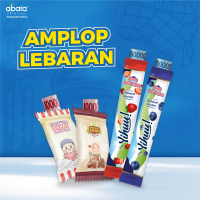 Paket Amplop Lebaran Idul Fitri Model permen jajan 3D unik lucu isi 48 siap pakai (4 pack)