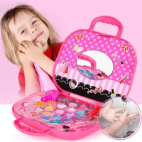 Girl Make Up Set Toy Princess Girls Simulation Dressing Table Makeup Toy Party Performances Dressing Box Set Gifts for Girls