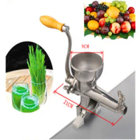 Stainless steel Juicer Manual Hand Powered Wheat grass Juicer fruit juicer machine