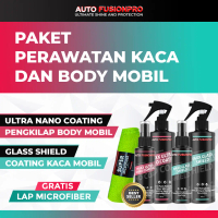 PAKET ULTRA NANO COATING, GLASS SHIELD,LAP MICROFIBER - PENGKILAP CAT MOBIL & PELINDUNG KACA DARI JA