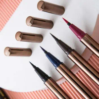 Beginner Women Non-smudge-free Oil-proof Quick Drying Smooth Eye Liner Eye Makeup Color Eyeliner Liquid Eyeliner Pen