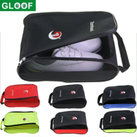 GLOOF Golf Shoe Bag, Golf Shoes Bags Men/Women Outdoor Zippered Carrier Bags with Ventilation Sport Shoes Bag Travel Shoe Bags