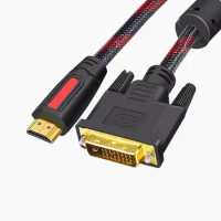 HDMI to DVI notebook connection TV computer set-top box TV cable 4K projector patch cord