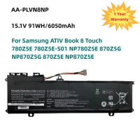 AA-PLVN8NP Laptop Battery For Samsung ATIV Book 8 Touch 780Z5E 780Z5E-S01 NP780Z5E 870Z5G NP870Z5G 870Z5E NP870Z5E 15.1V 91WH