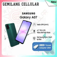 Samsung Galaxy A07 4G/ LTE - RAM 4/64GB & 4/128GB - MediaTek Helio G99 | 50MP + 5MP | Layar 90Hz 6.7