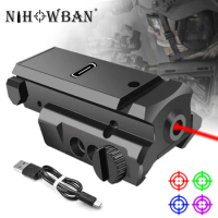 Tactical Red Dot Laser Sight Picatinny Rail Laser Wavelength 650nm for Rifle Pistol Airsoft Shooting Practice Aiming Training