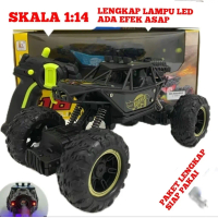 New Mobil Remot Kontrol Offroad Body Metal Keluar Asap Efek Noise SPRAY UPGRADE BATERE CADANGAN Main