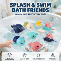 Baby Bath Toys for Toddlers Swimming Pool Float Toys Water Play Bathing Accessories Bathtime Fun Mon