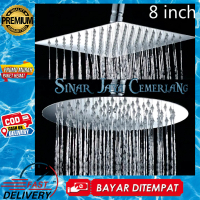 Wall Shower Tanam Tembok Minimalis 8\ -  Wall Shower Tanam Kamar Mandi Stainless 8 inch"