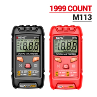 M113 Mini Digital Multimeter AC/DC Voltage Meter 1999 Counts Multimetro Ohm NCV Resistance Volt Tester Electricity Tools