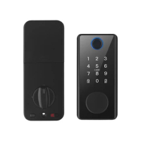 2023 Hot Sale Digital Fingerprint Intelligent Wood Door Lock Electric Smart Door Lock With High Quality