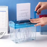 Mini Manual Shredder Portable Hand Shredder Paper Cutting Machine Straight Cutter Office &amp;Teaching Supplies Durable Dropship