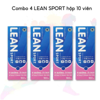 【Hot】 Combo 4 hộp Viên Sủi Bổ Sung Điện Giải Thể Thao Lean Sport Bù Nước và tăng lực thể thao
