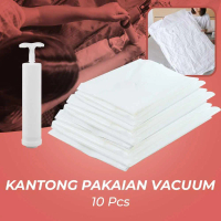 WHISM Kantong Plastik Pakaian Vacuum Bag 10 PCS with Hand Pump - WH021