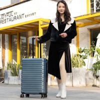 20"24 Inch Carrier Women Travel PC Suitcase With Wheels Large Trolley Rolling Luggage Boarding Case Valise Voyage Free Shipping