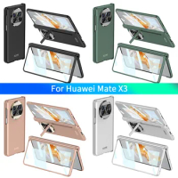 Magnetic Hinge Armor Bracket Case for Huawei Mate X3 Case Outer Screen Glass Protective Stand Plastic Cover for Huawei Mate X3