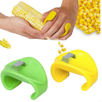 創意廚房刨玉米器 玉米快速脫粒器便利刮刨玉米神器 手拿刨玉米粒