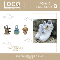 Aksesoris Tali Sepatu Acrylic Pokemon Mimikyu Piplup Sneaker Charm