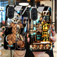 sarung telefon untuk Huawei nova Y70 / nova Y70S / nova Y70 Plus, kaca TPU, lembut, Sarung