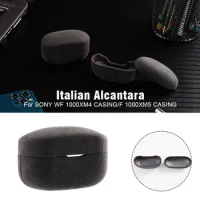 Alcantara Case for sony WF-1000XM4 Shockproof Bluetooth Earphone Protector for sony WF-1000XM5 Bluetooth Earphone Case Trav N5G7