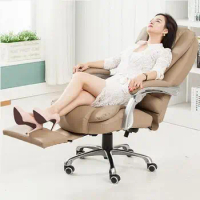 Can be lying really leather computer chair home office chair leather massage boss chair